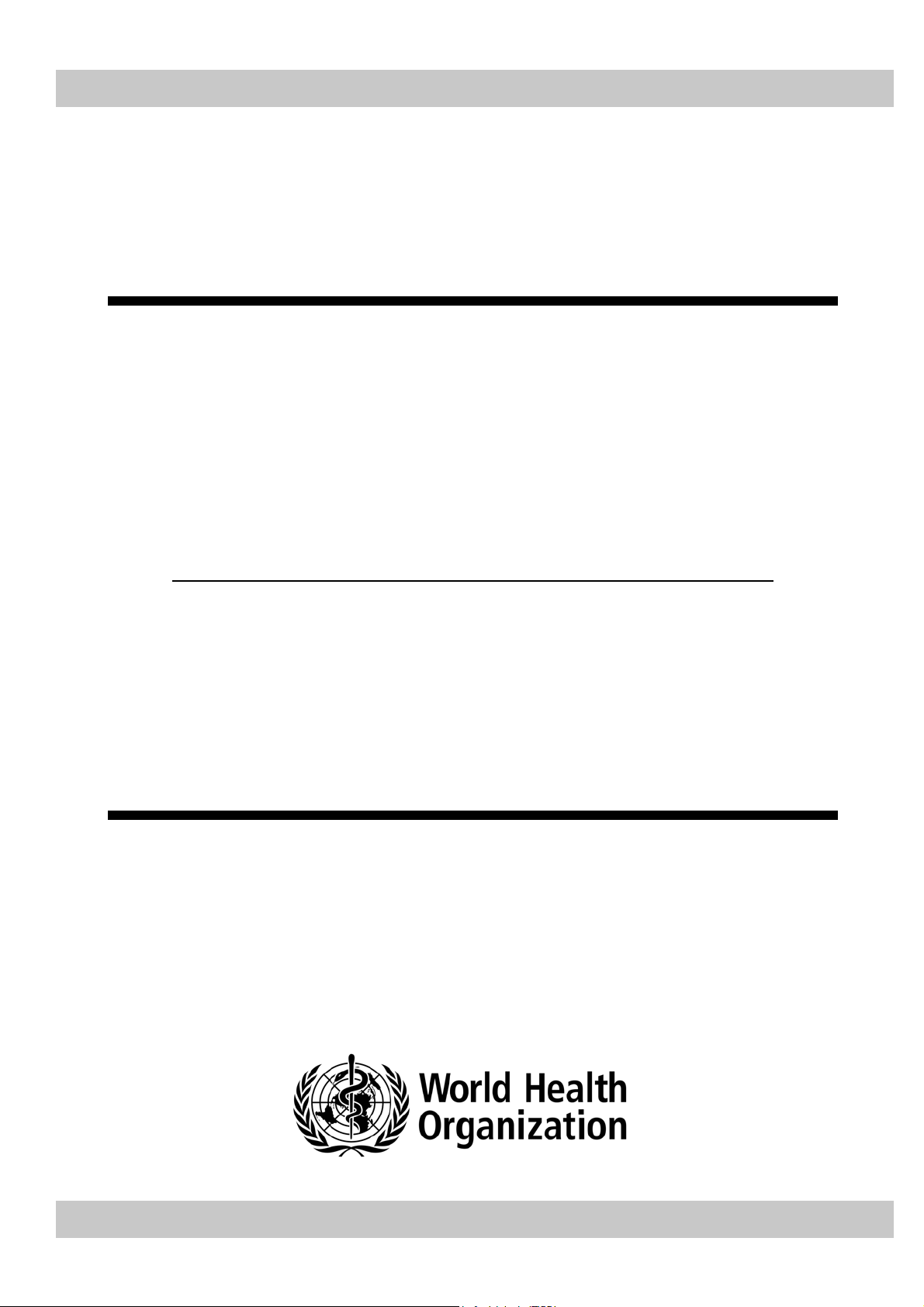 WHO Public Hearing on Harmful Use of Alcohol