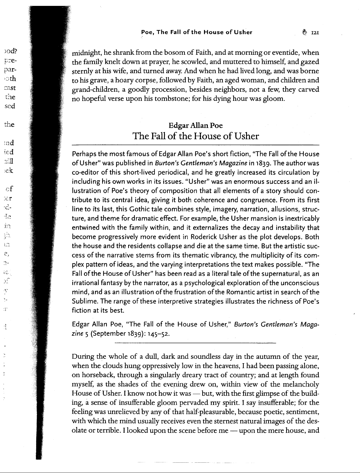 The Fall of the House of Usher
