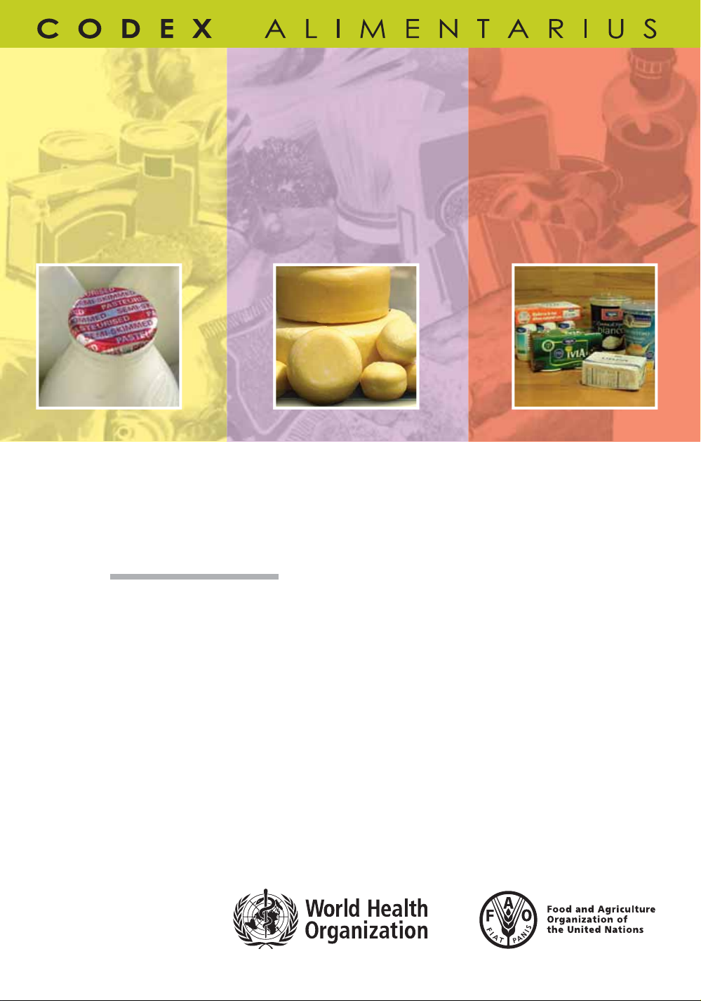 Milk and Milk Products