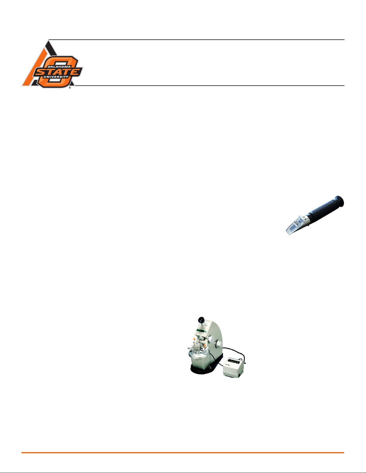Measurement Equipment for Food Product Development and Manufacturing
