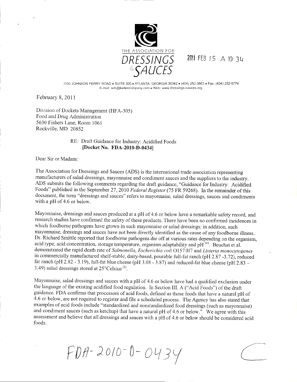 Draft Guidance for Industry: Acidified Foods