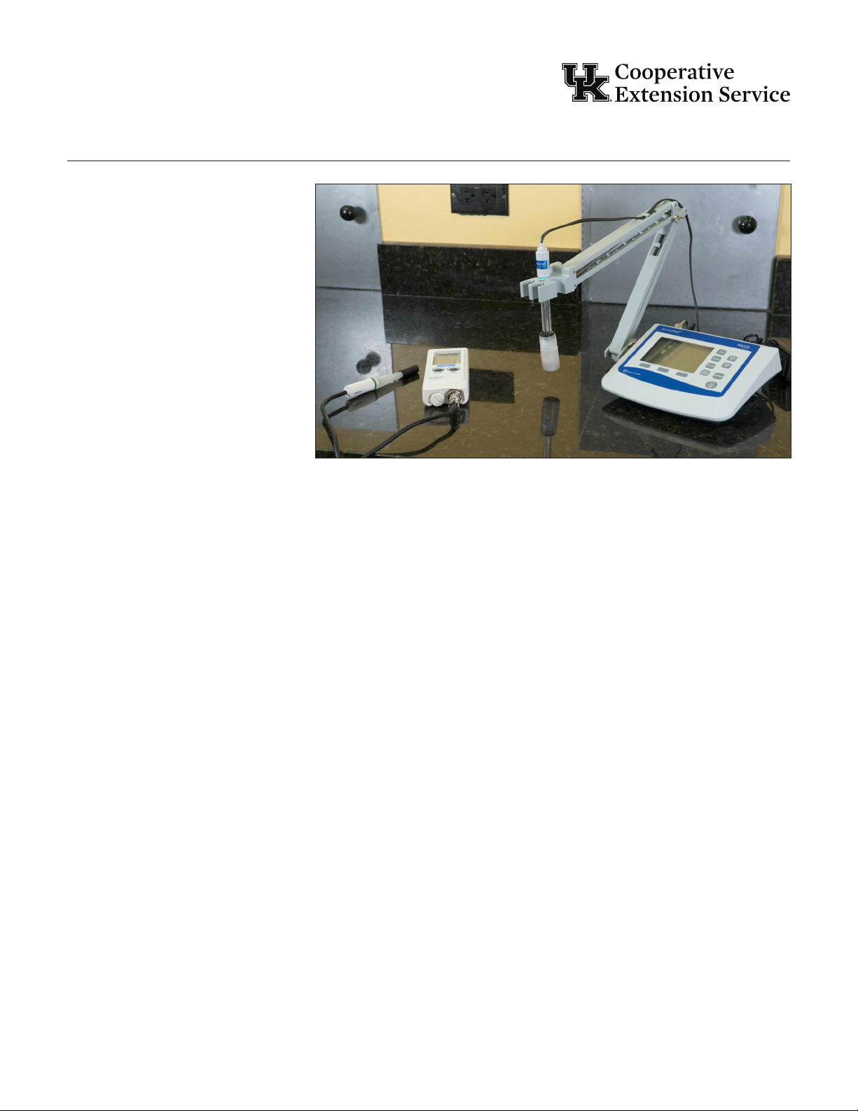 Measuring the pH of Food Products