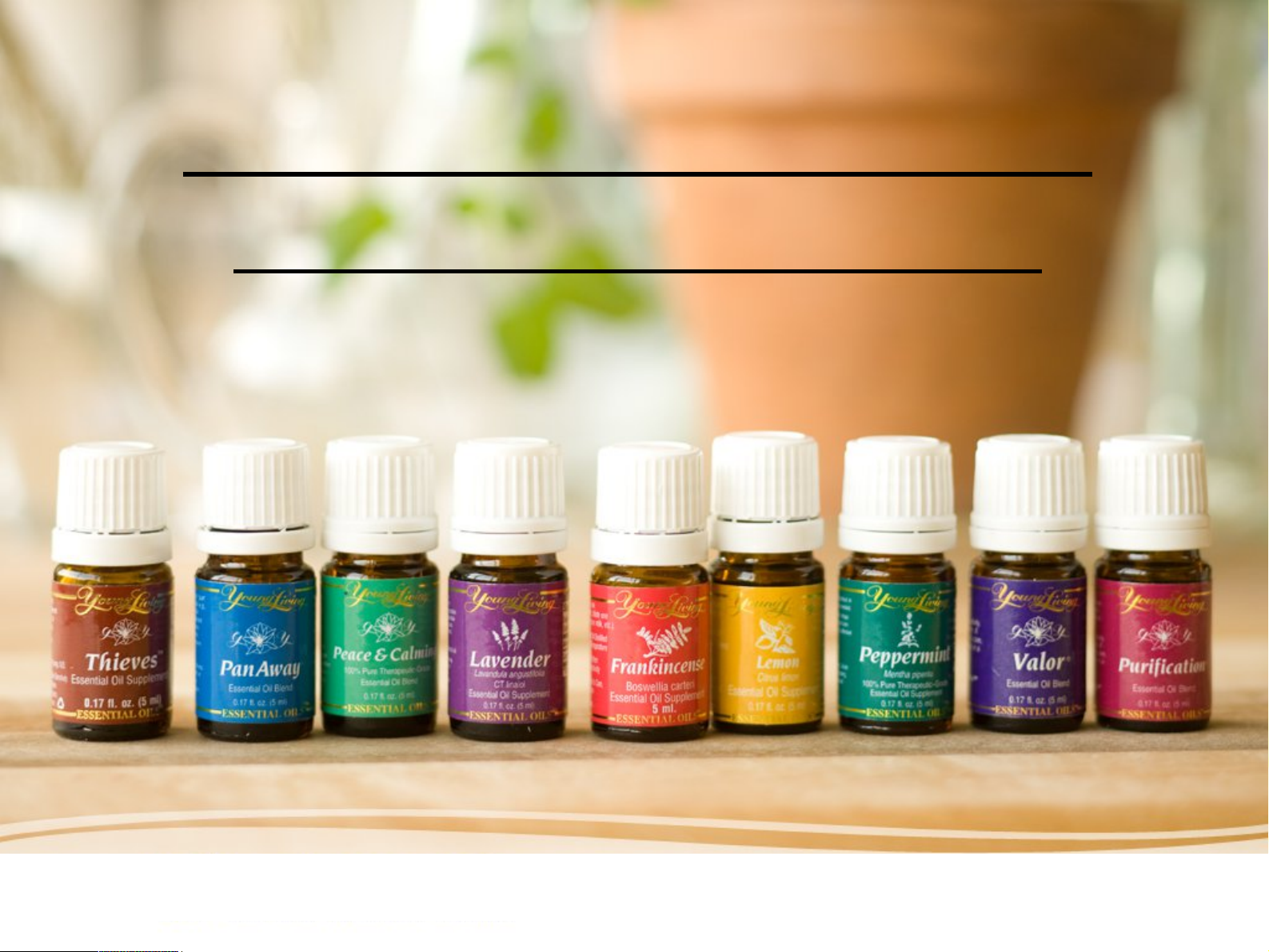 Essential Oils from AtoZ for a Moebius Family