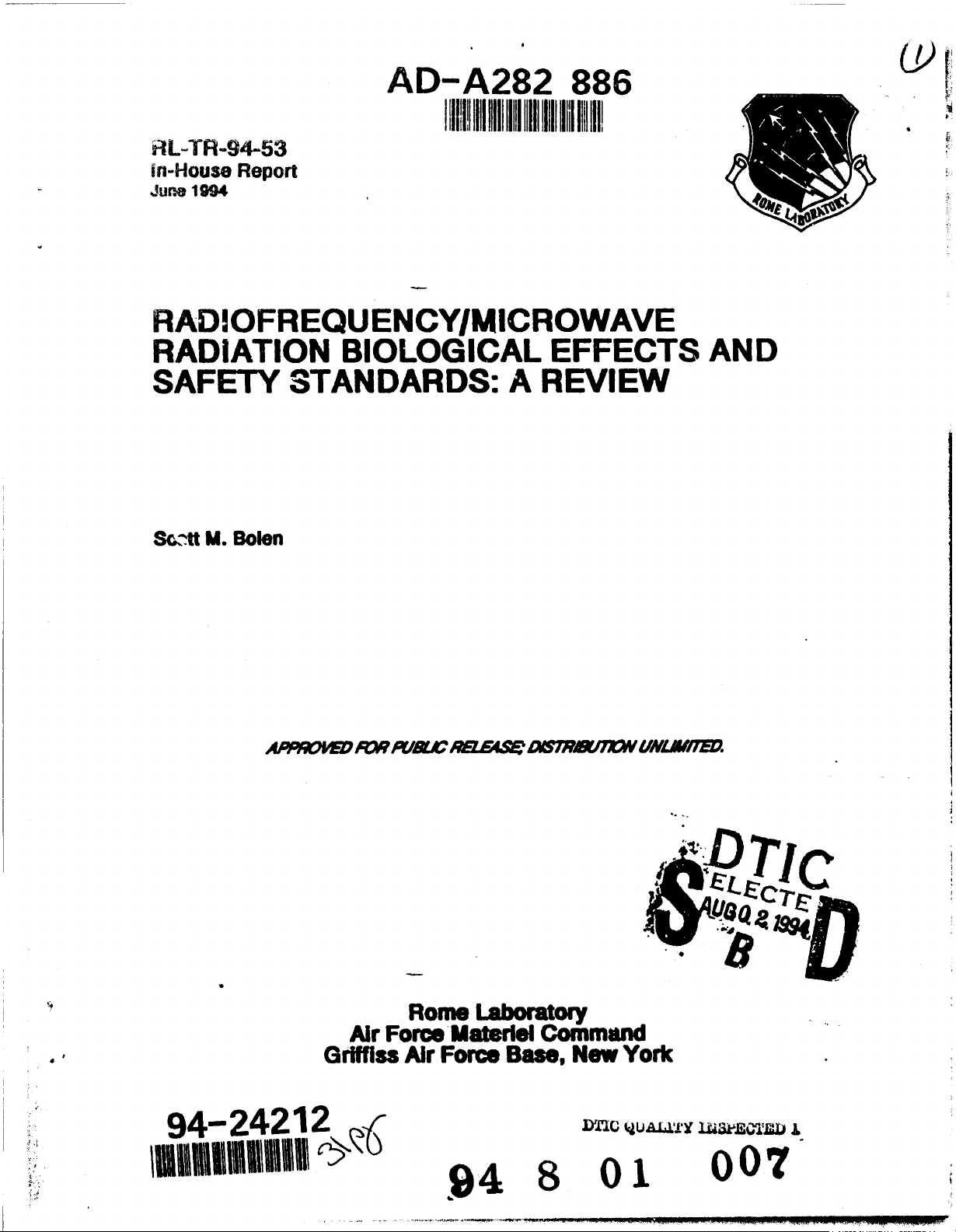 Radiofrequency/Microwave Radiation Biological Effects and Safety Standards: A Review