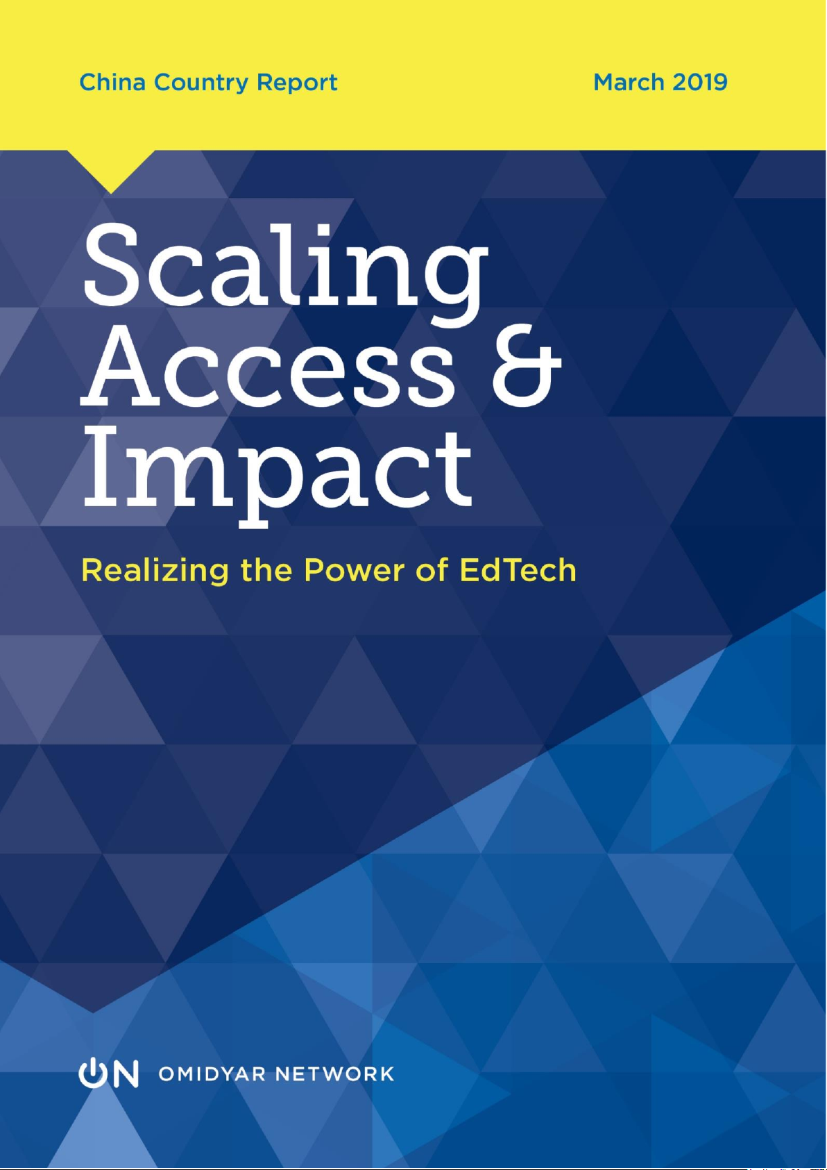 Scaling Access & Impact: Realizing the Power of EdTech