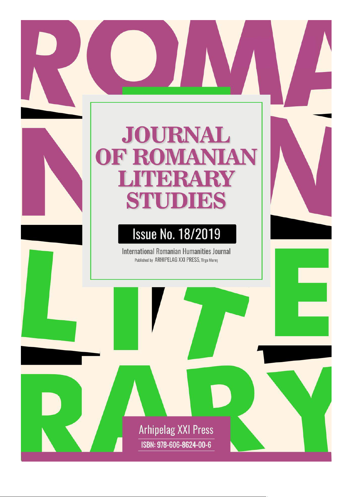 Journal of Romanian Literary Studies