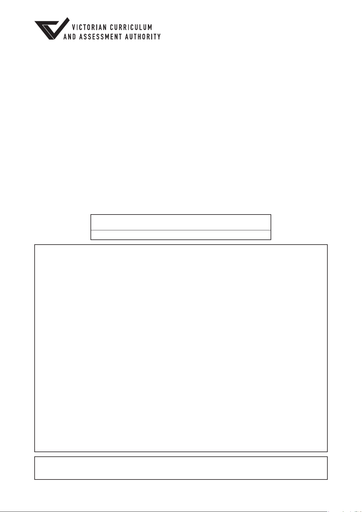 2023 Victorian Certificate of Education LITERATURE SECTION A Written examination