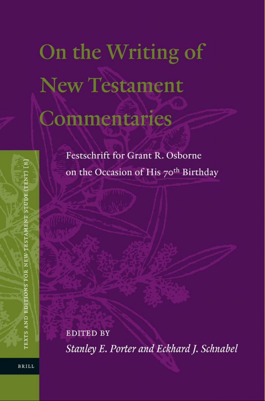 On the Writing of New Testament Commentaries