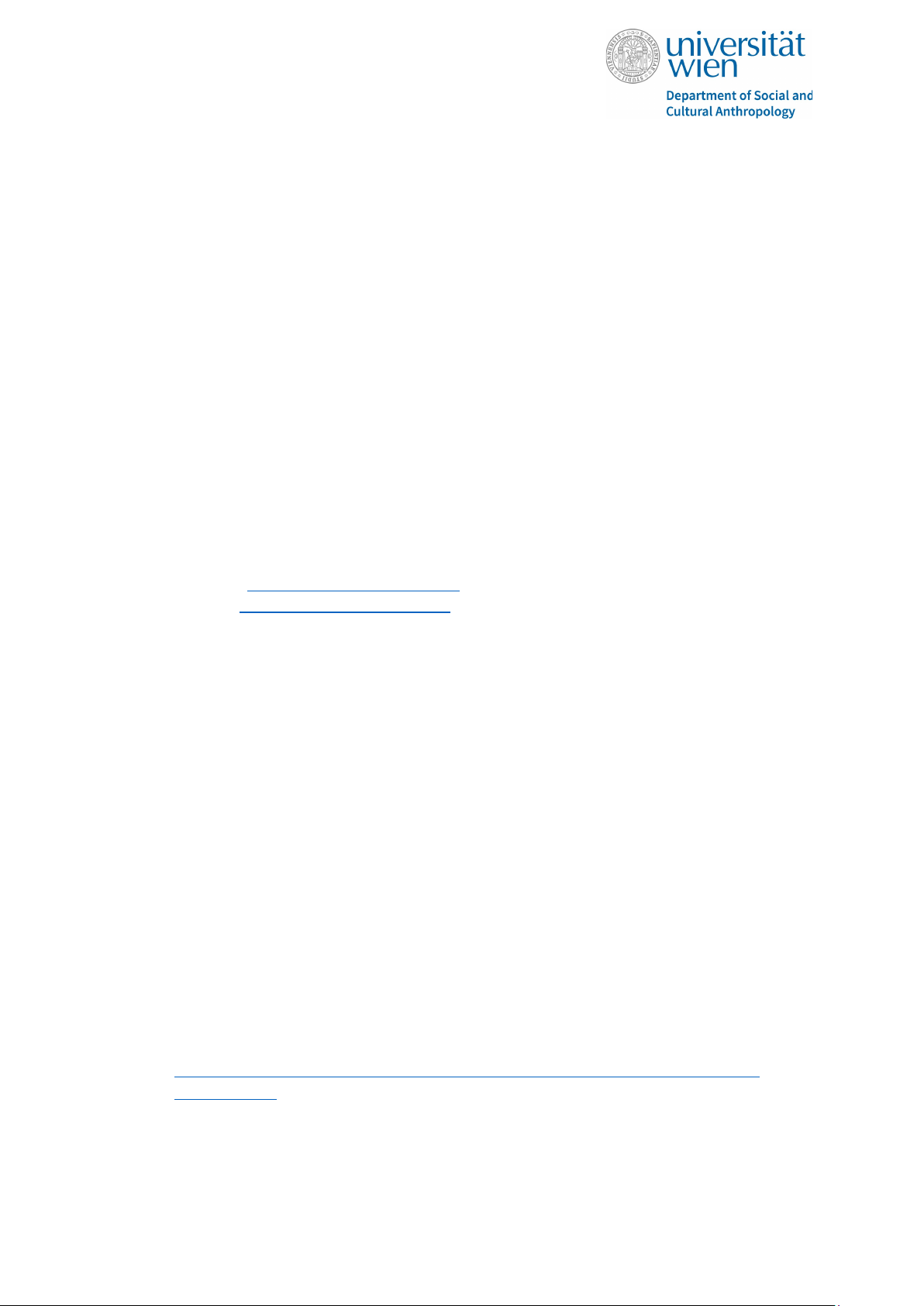 Vienna Working Papers in Ethnography