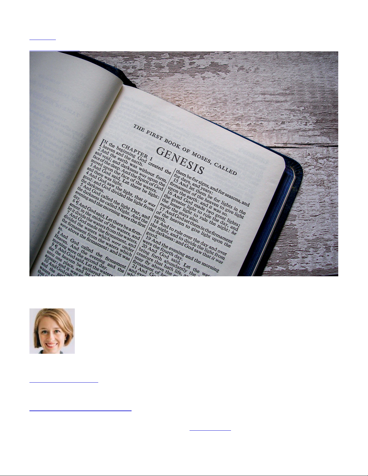 Reading Genesis