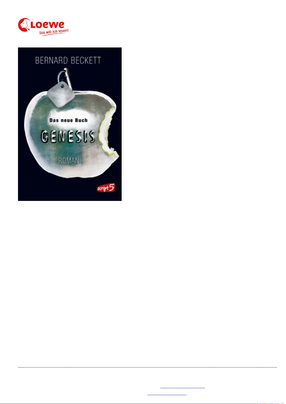 Das neue Buch Genesis