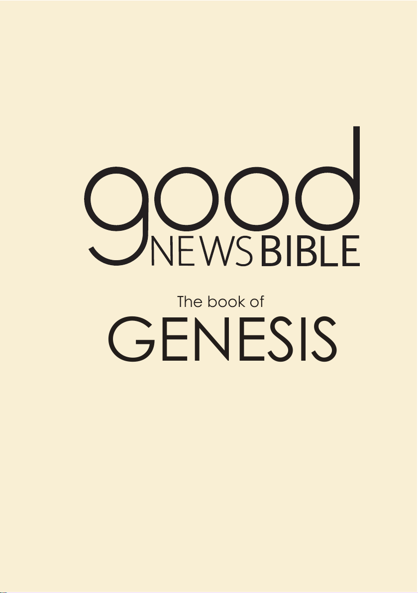 The book of GENESIS
