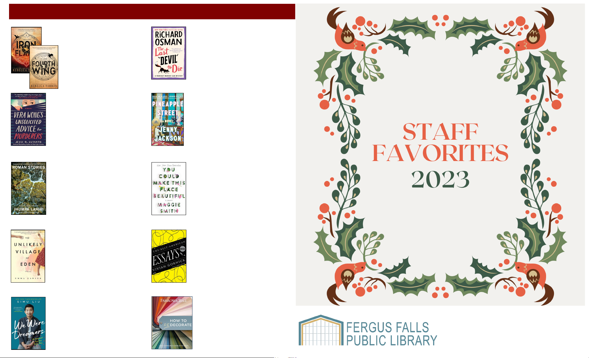 Staff Favorites 2023