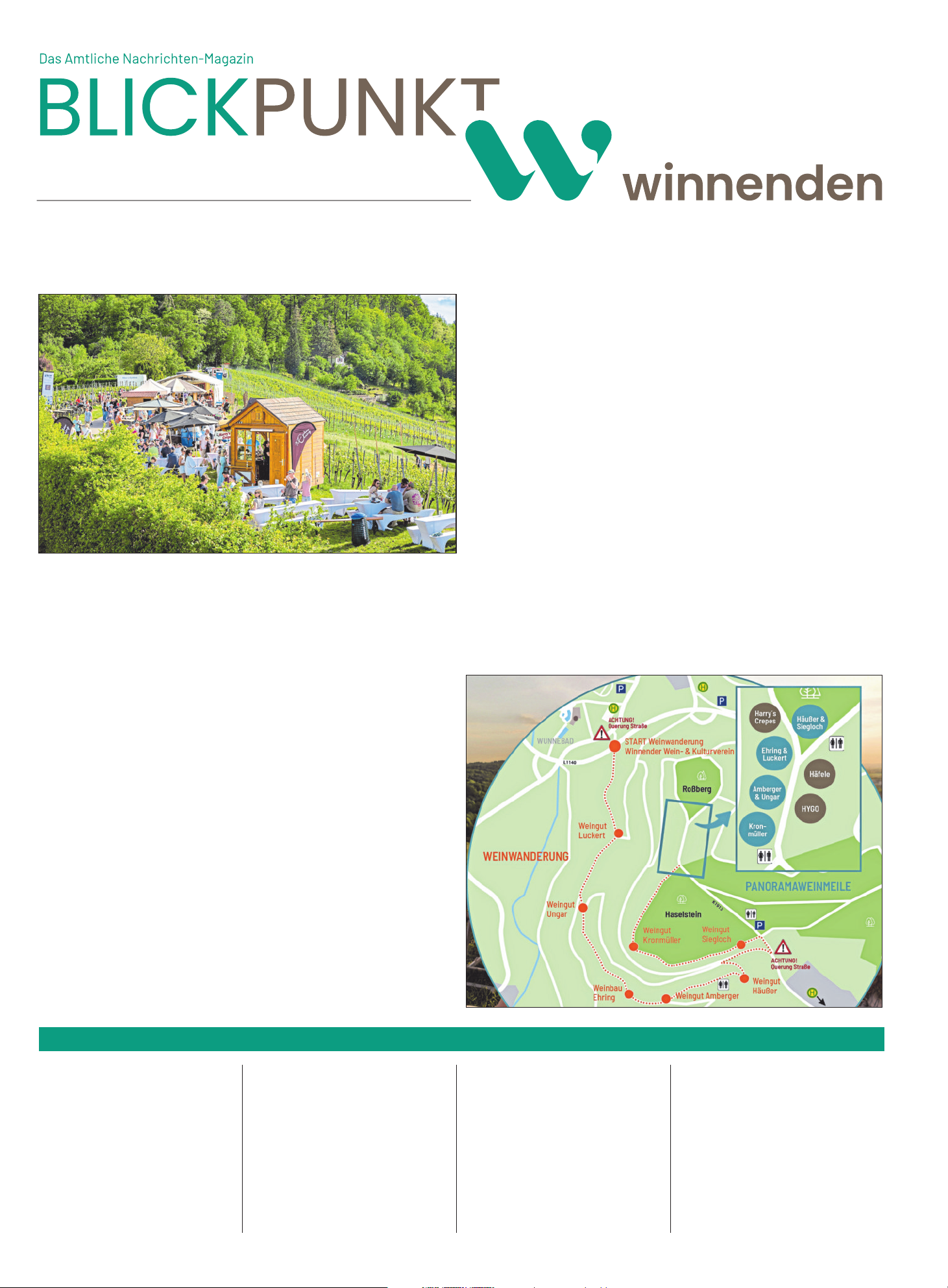 Panoramaweinfest rund um den Haselstein am 9. und 10. Mai