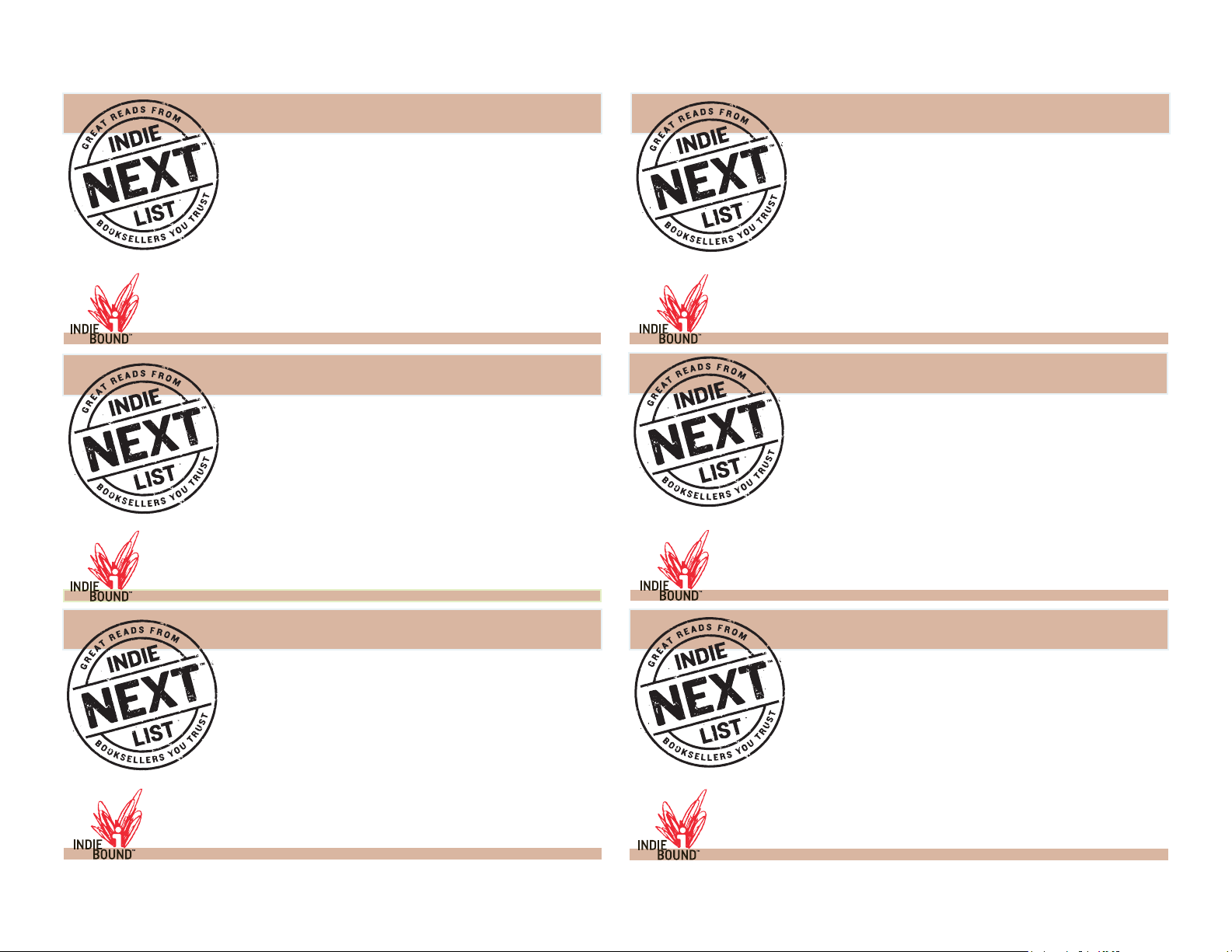 Indie Next List