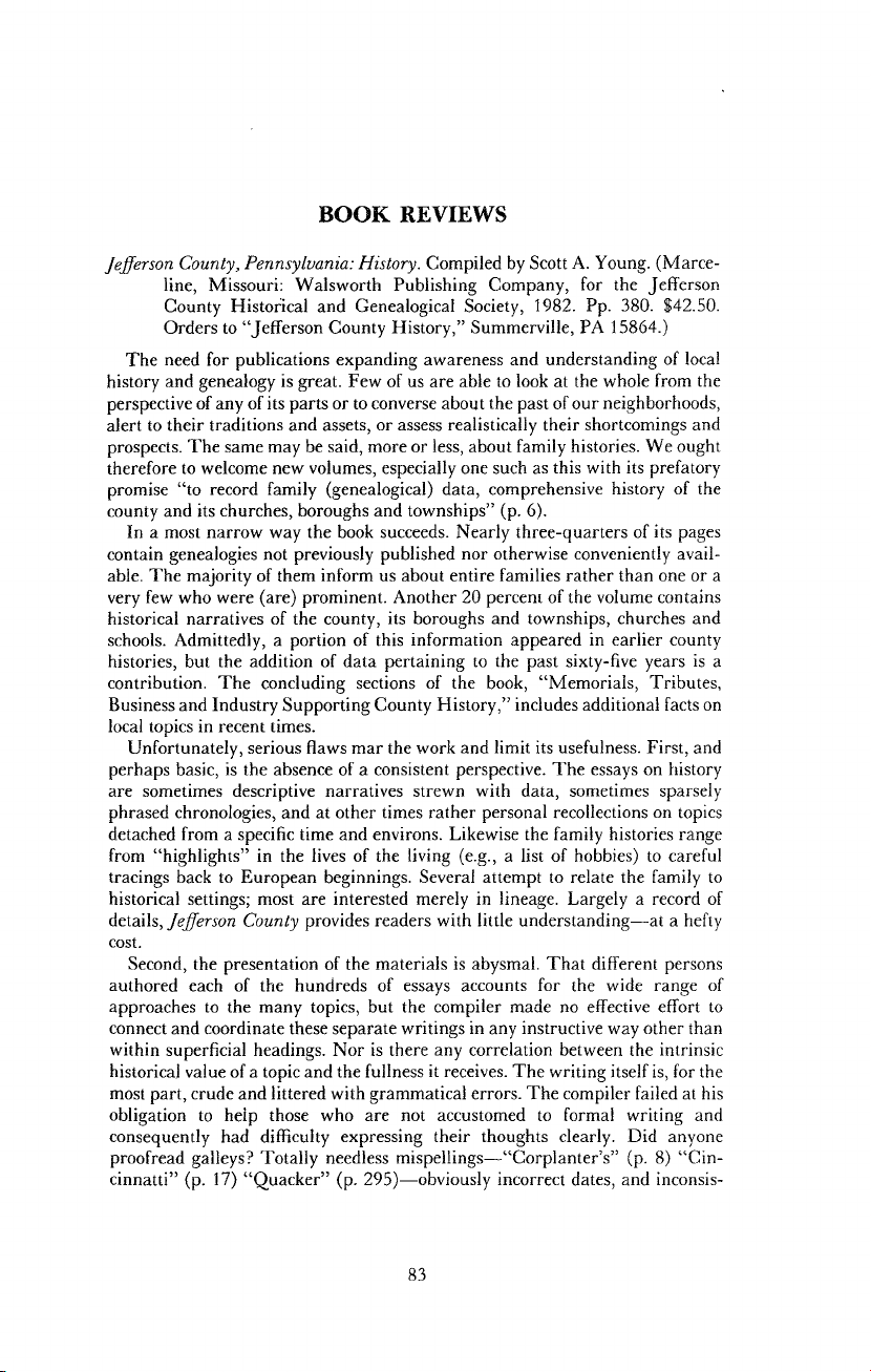 The papers of George Washington, colonial series