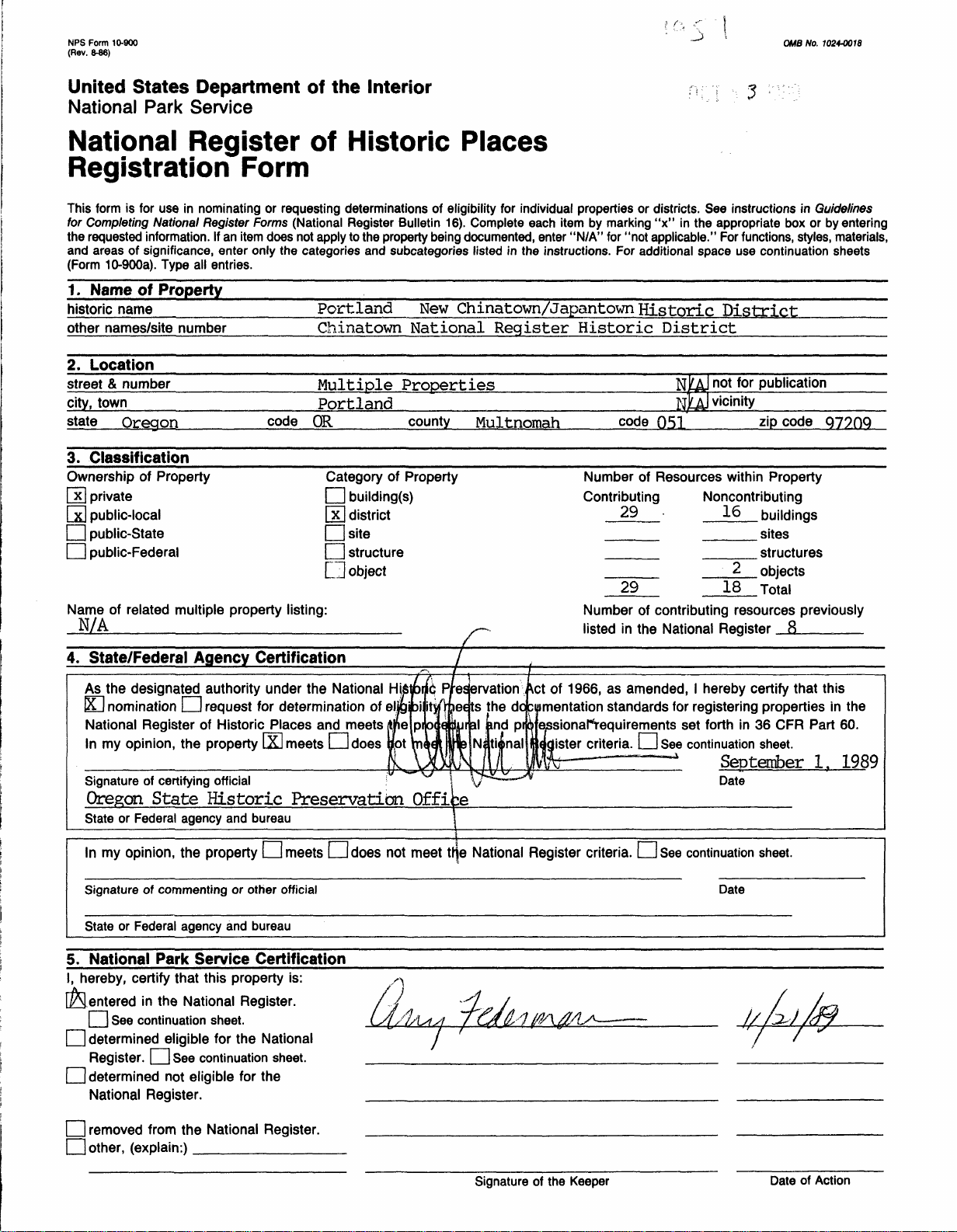 National Register of Historic Places Registration Form
