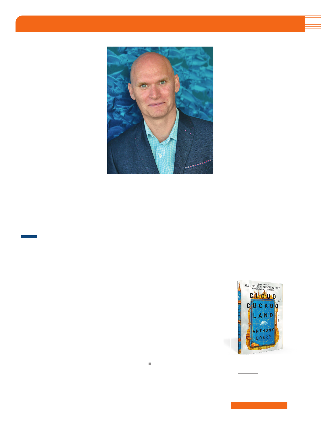 Powerful prose: Author Anthony Doerr explores the magic of storytelling