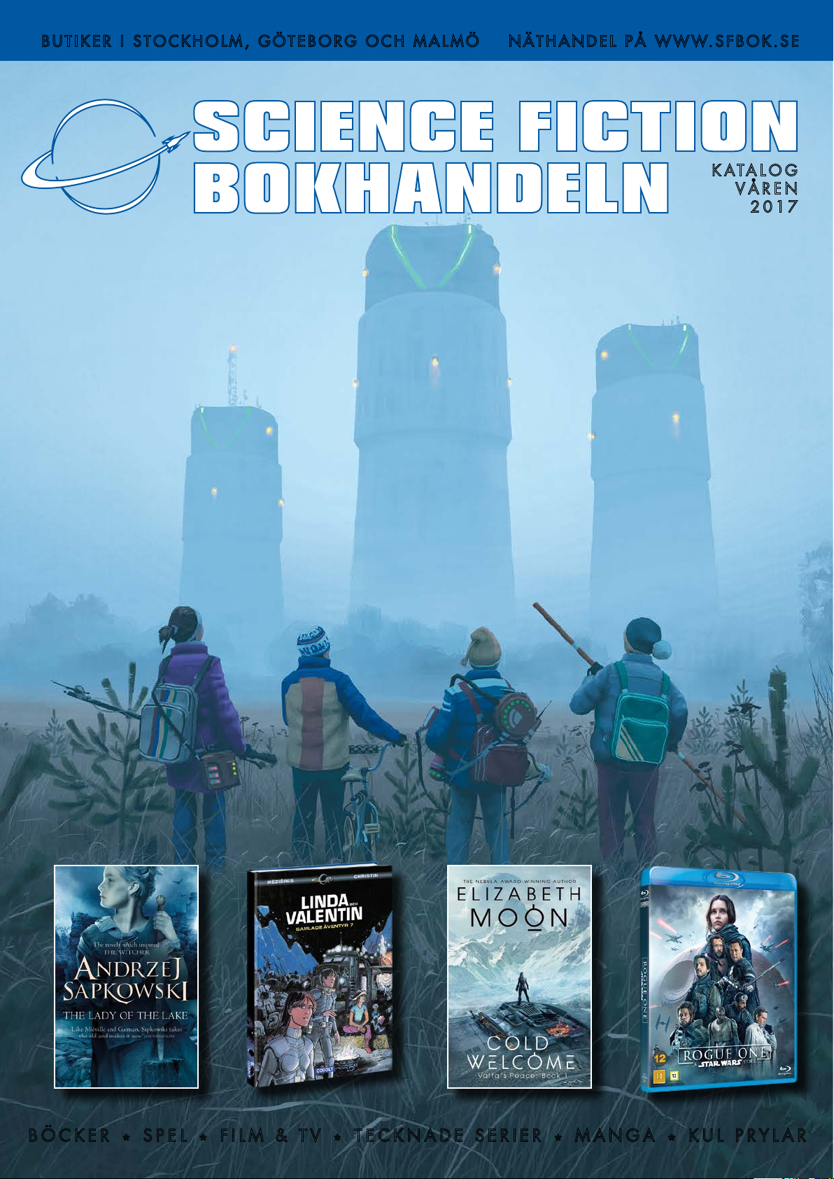 Science Fiction Bokhandeln Katalog Våren 2017