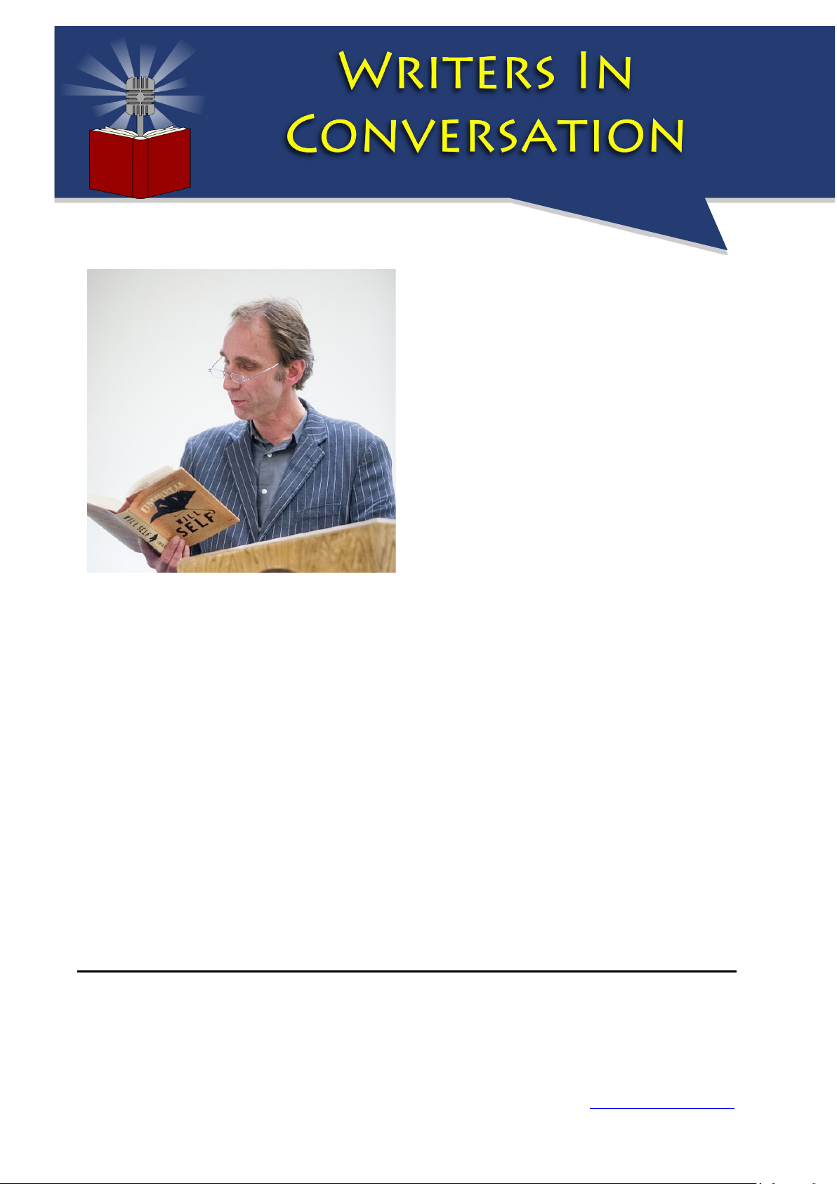 Interview with Will Self