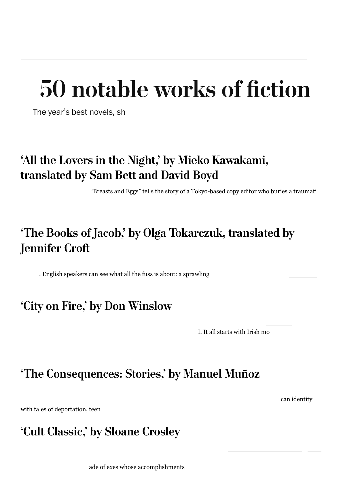 50 notable works of fiction