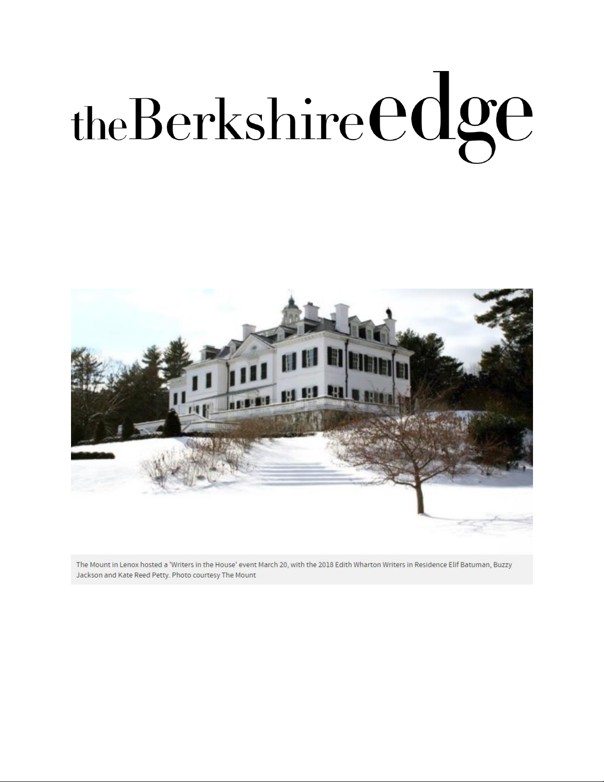 Three women writers relish residency at The Mount