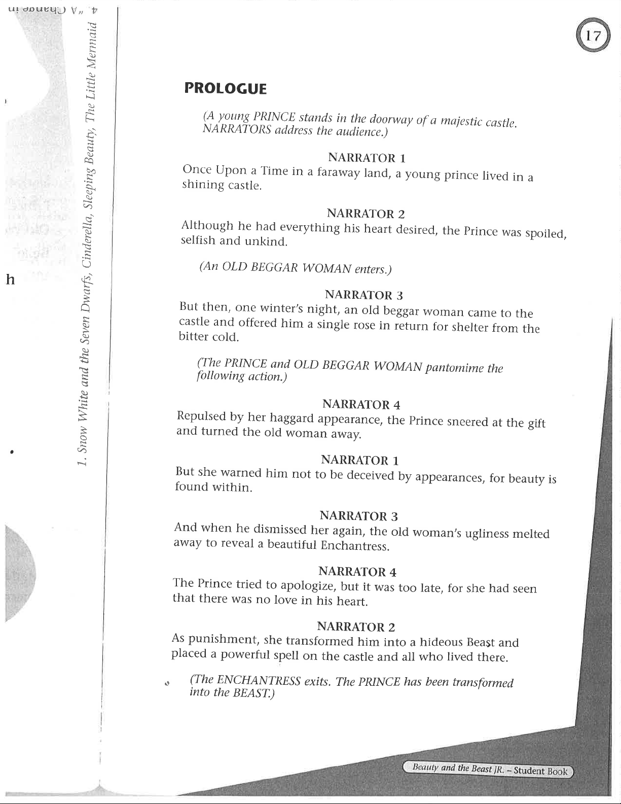Beauty and the Beast JR. - Student Book