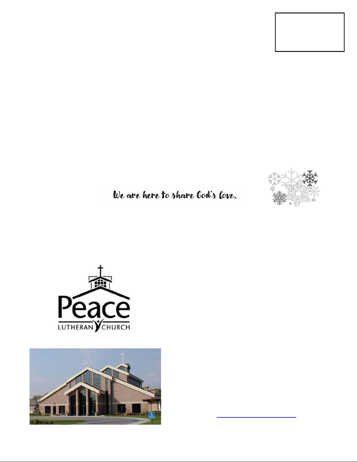 Tidings Newsletter, January 2024