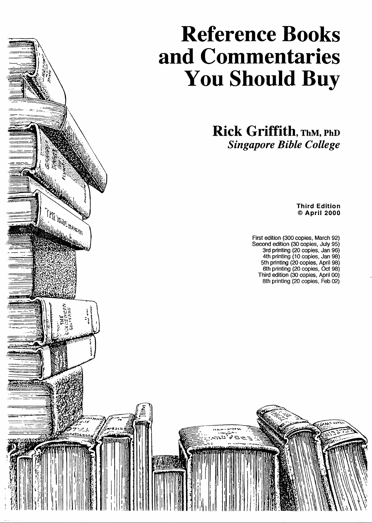 Reference Books and Commentaries You Should Buy