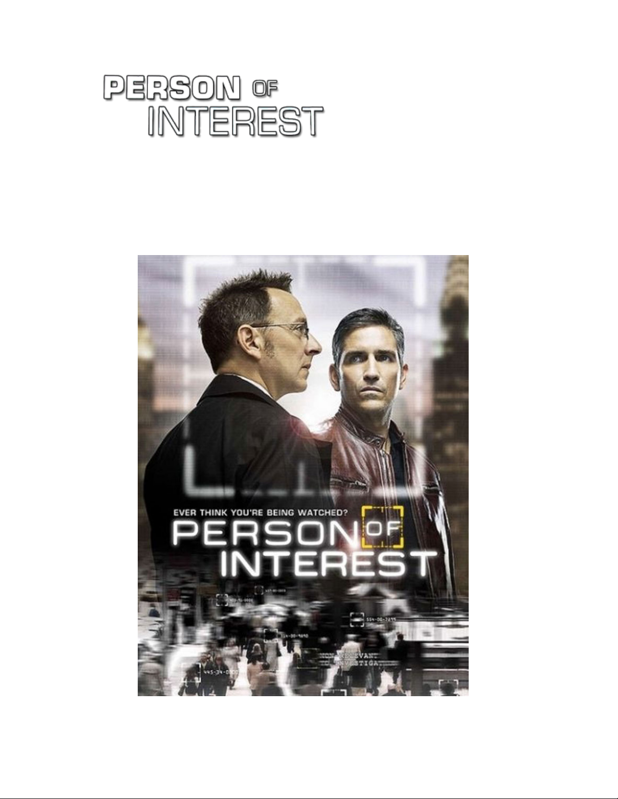 Person of Interest Episode Guide