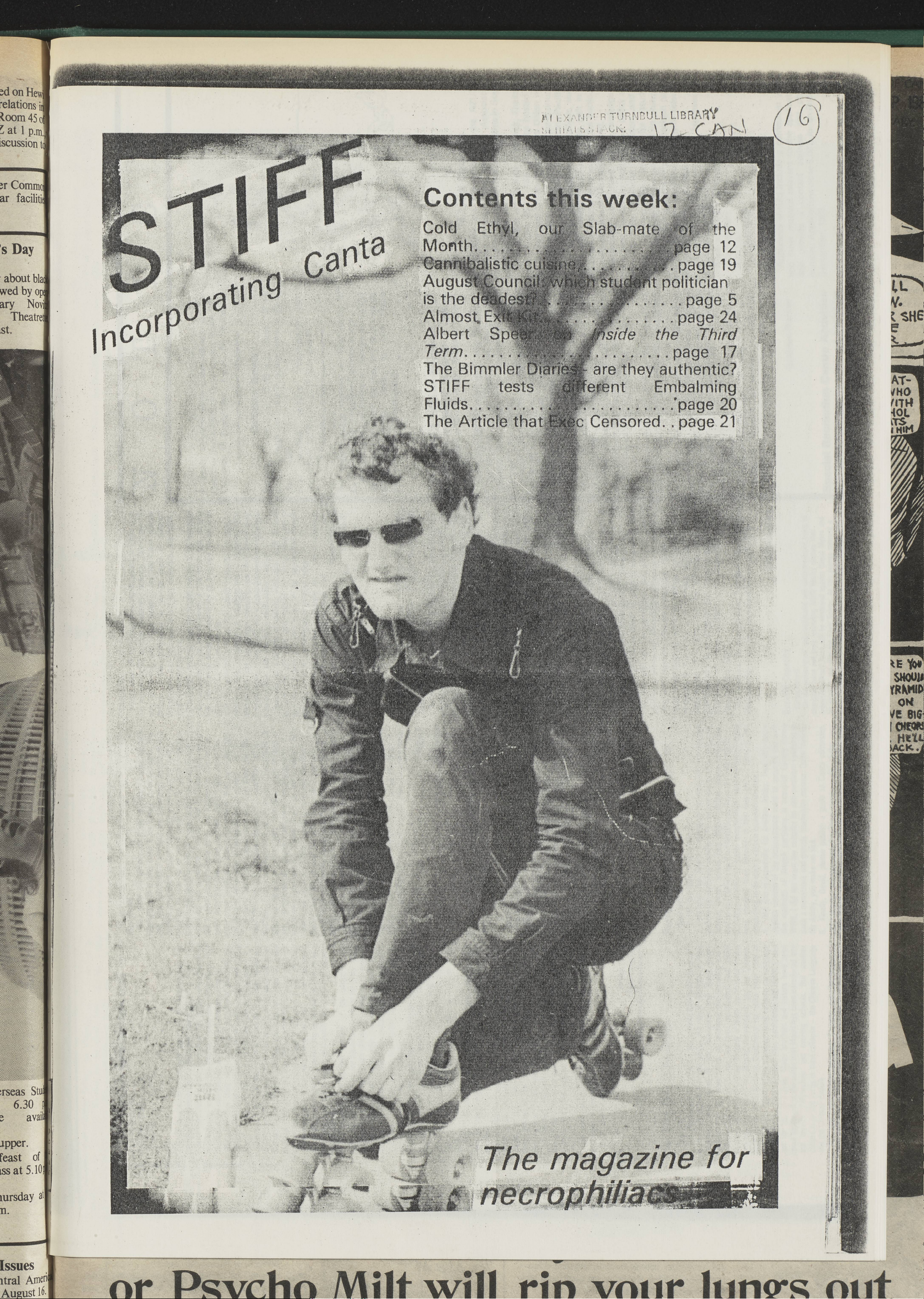 STIFF Incorporating Canta