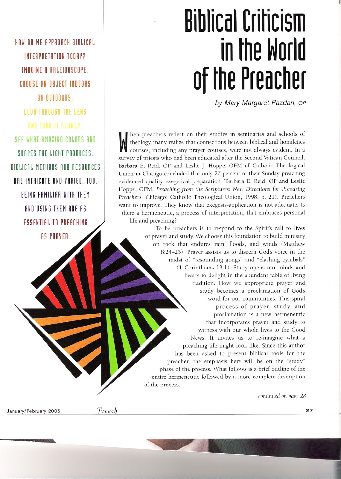 Biblical Criticism in the World of the Preacher
