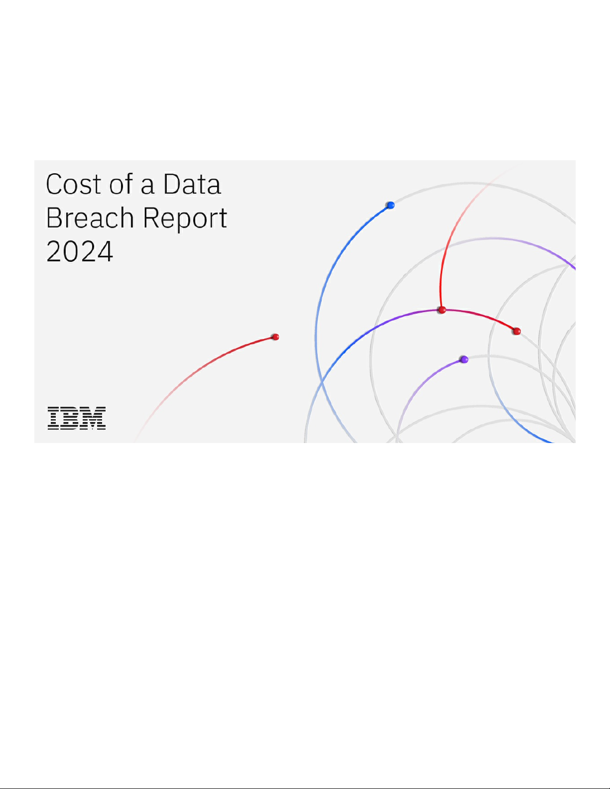 Cost of a Data Breach Report 2024