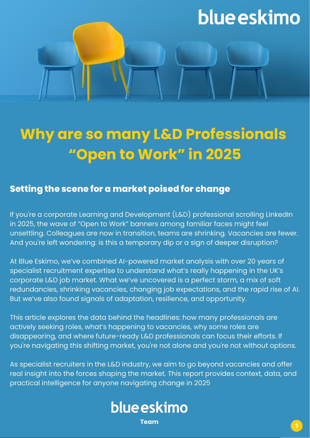 Why are so many L&D Professionals "Open to Work" in 2025