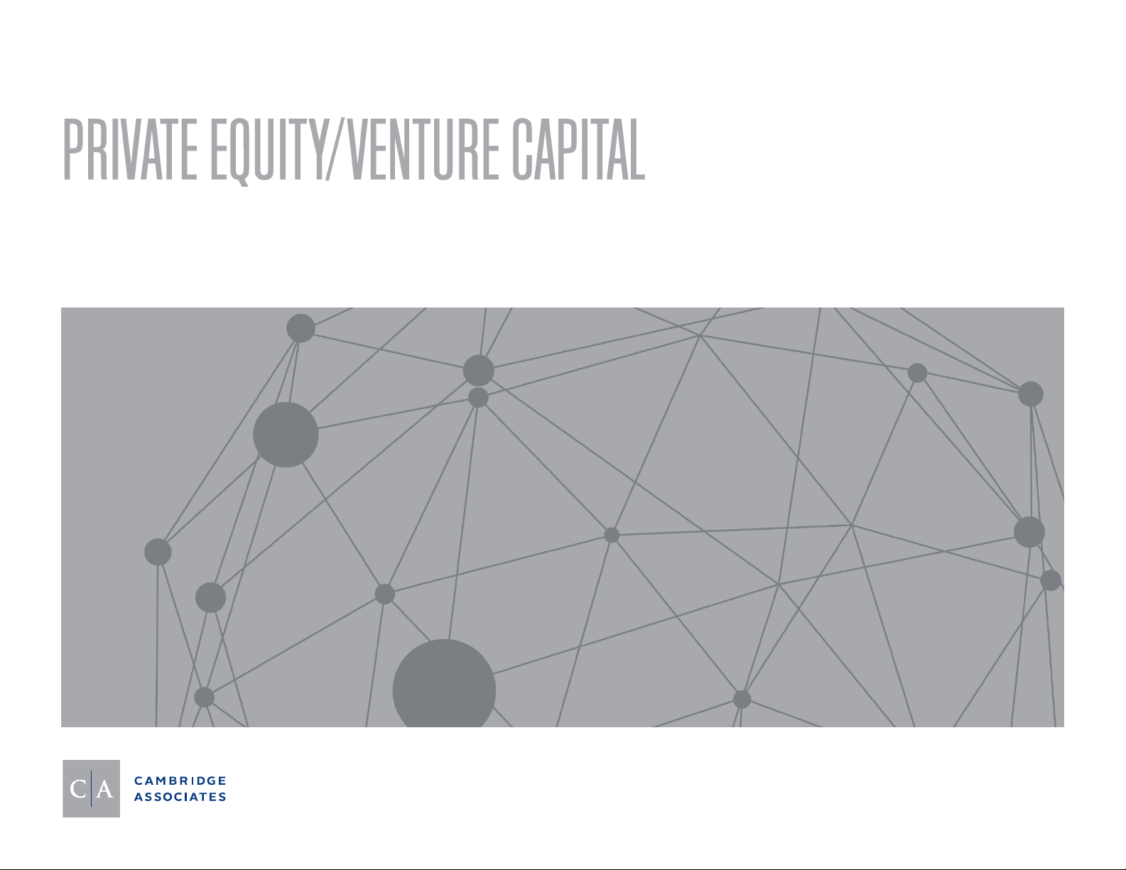 PRIVATE EQUITY/VENTURE CAPITAL
