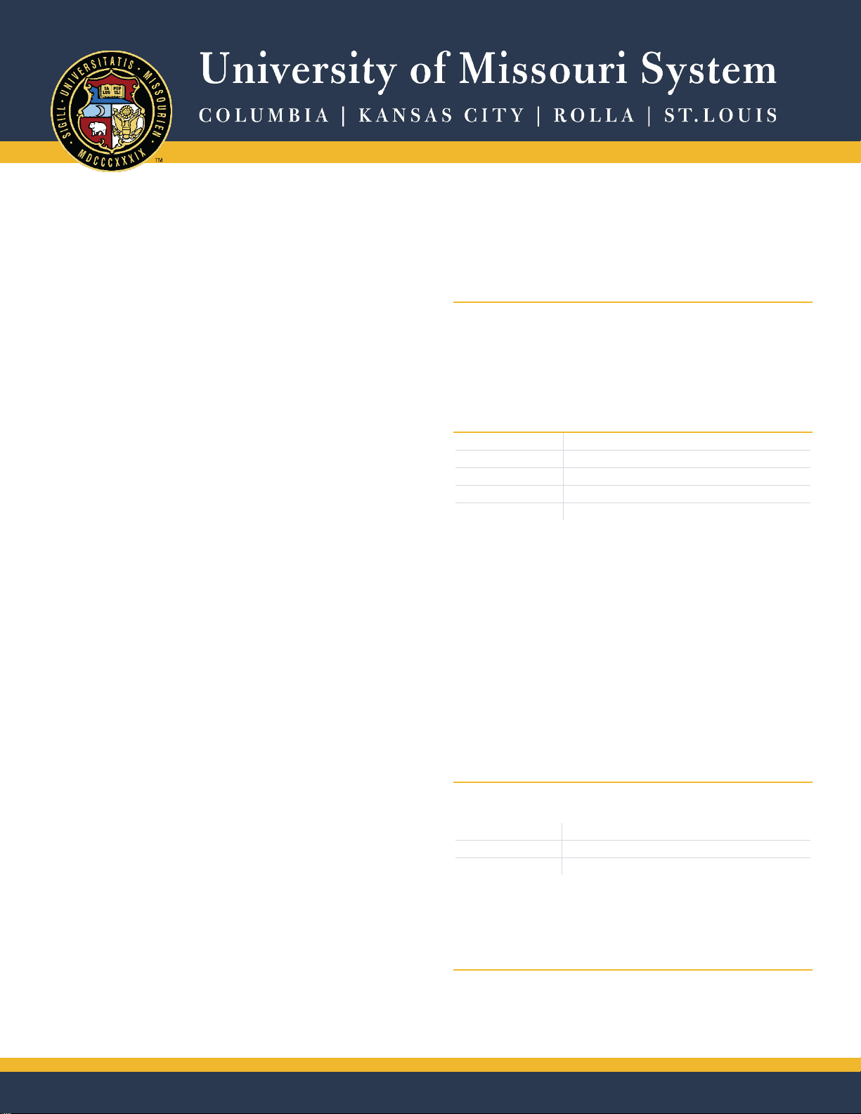 University of Missouri System Facts and Figures