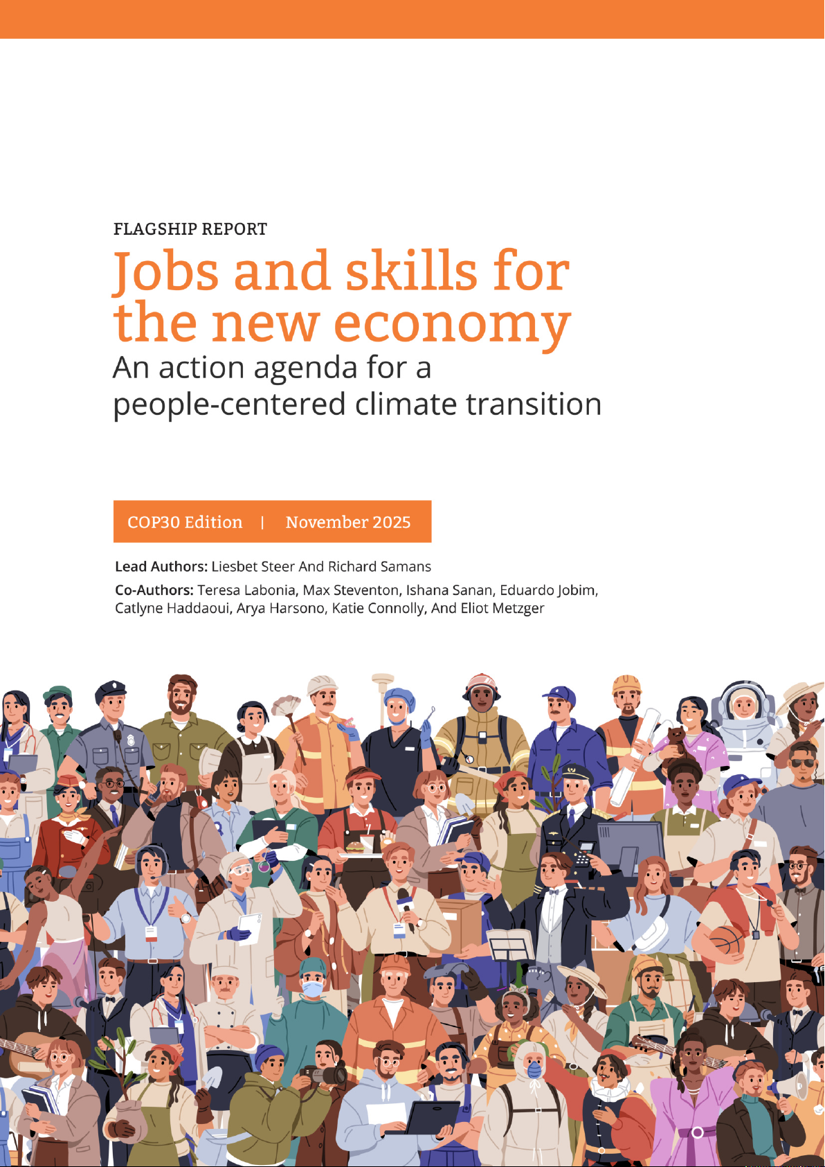 Jobs and skills for the new economy: An action agenda for a people-centered climate transition