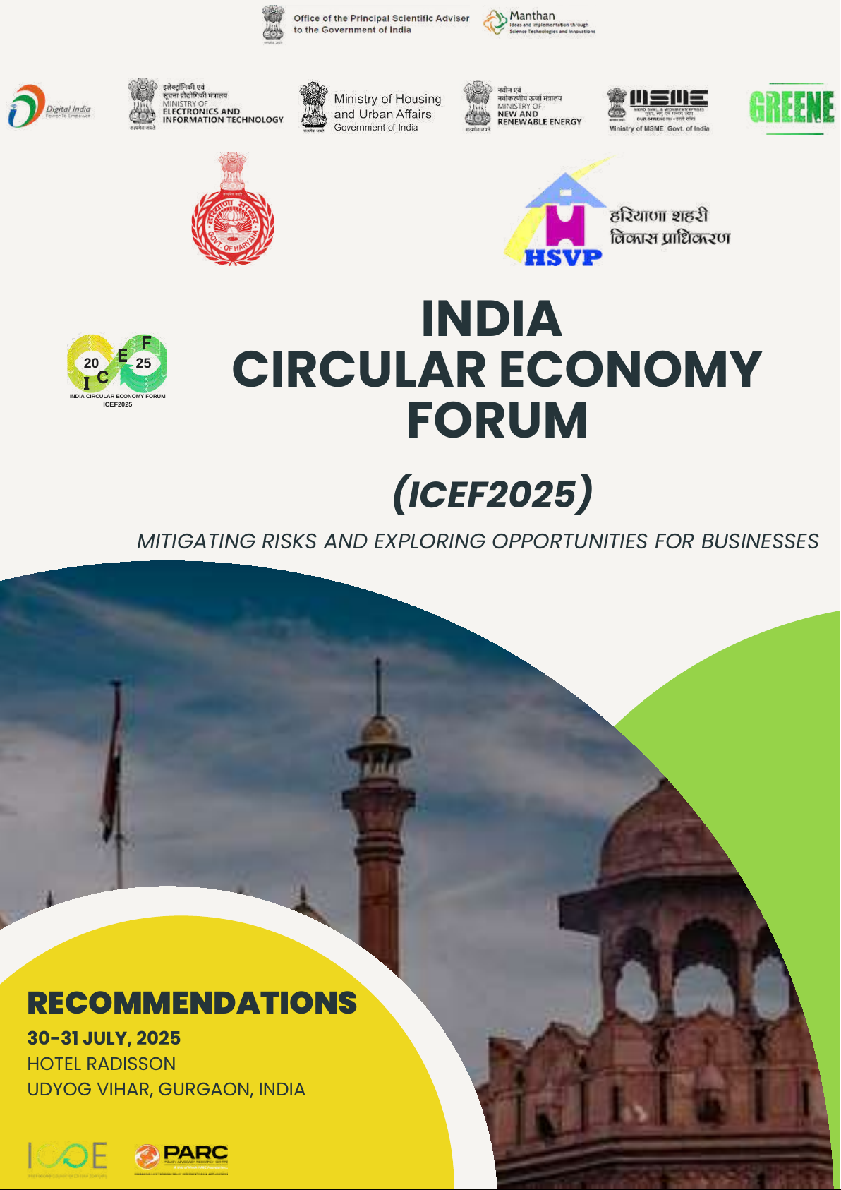 INDIA CIRCULAR ECONOMY FORUM (ICEF2025)