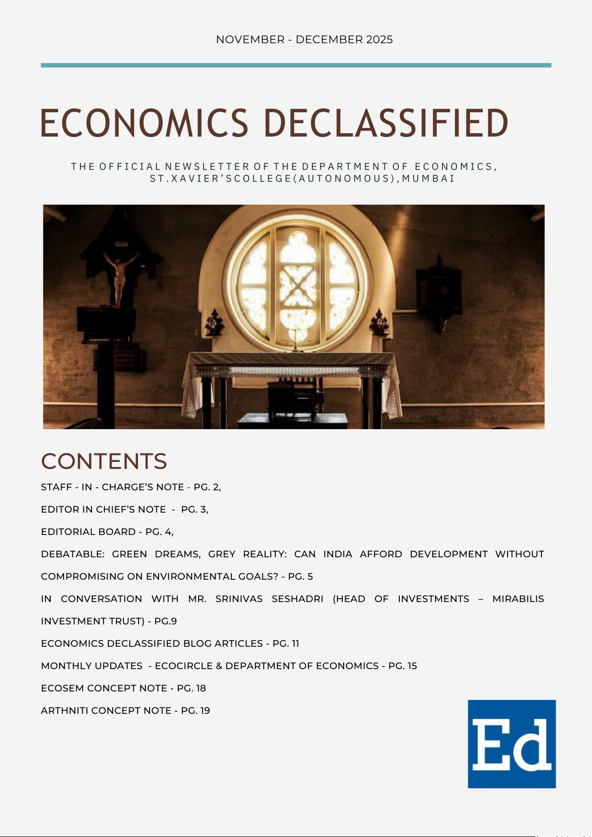 ECONOMICS DECLASSIFIED
