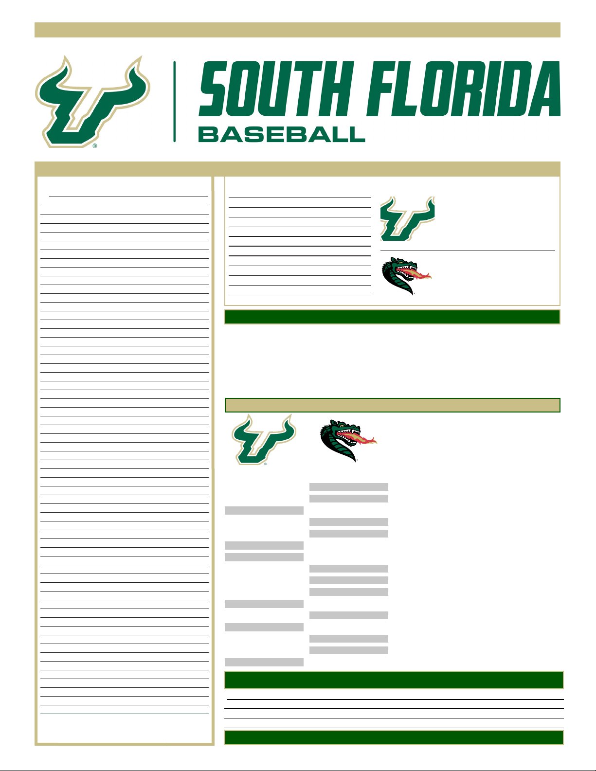 2025 Baseball Game Notes