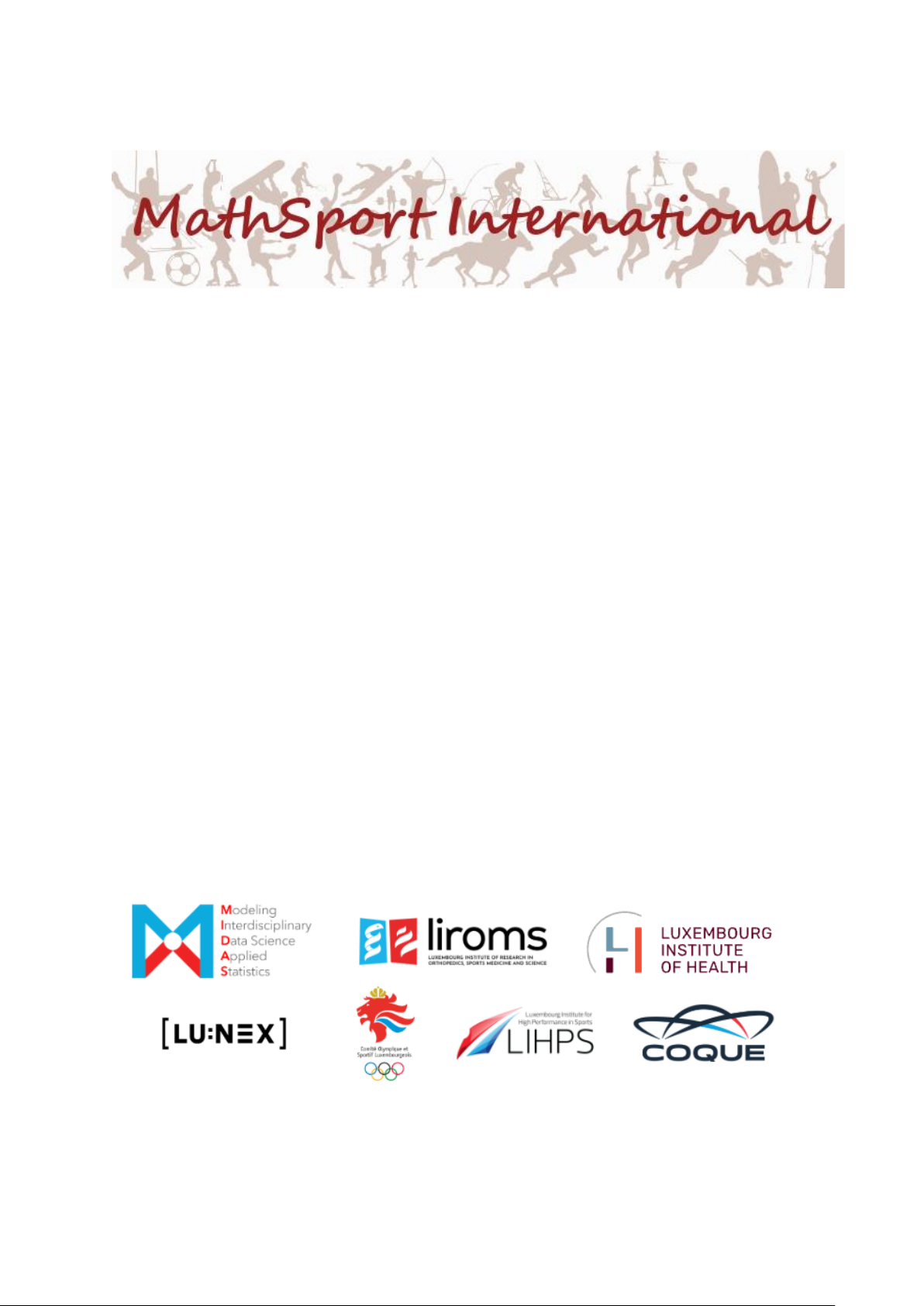 MathSport International 2025 -- CONFERENCE PROCEEDINGS --