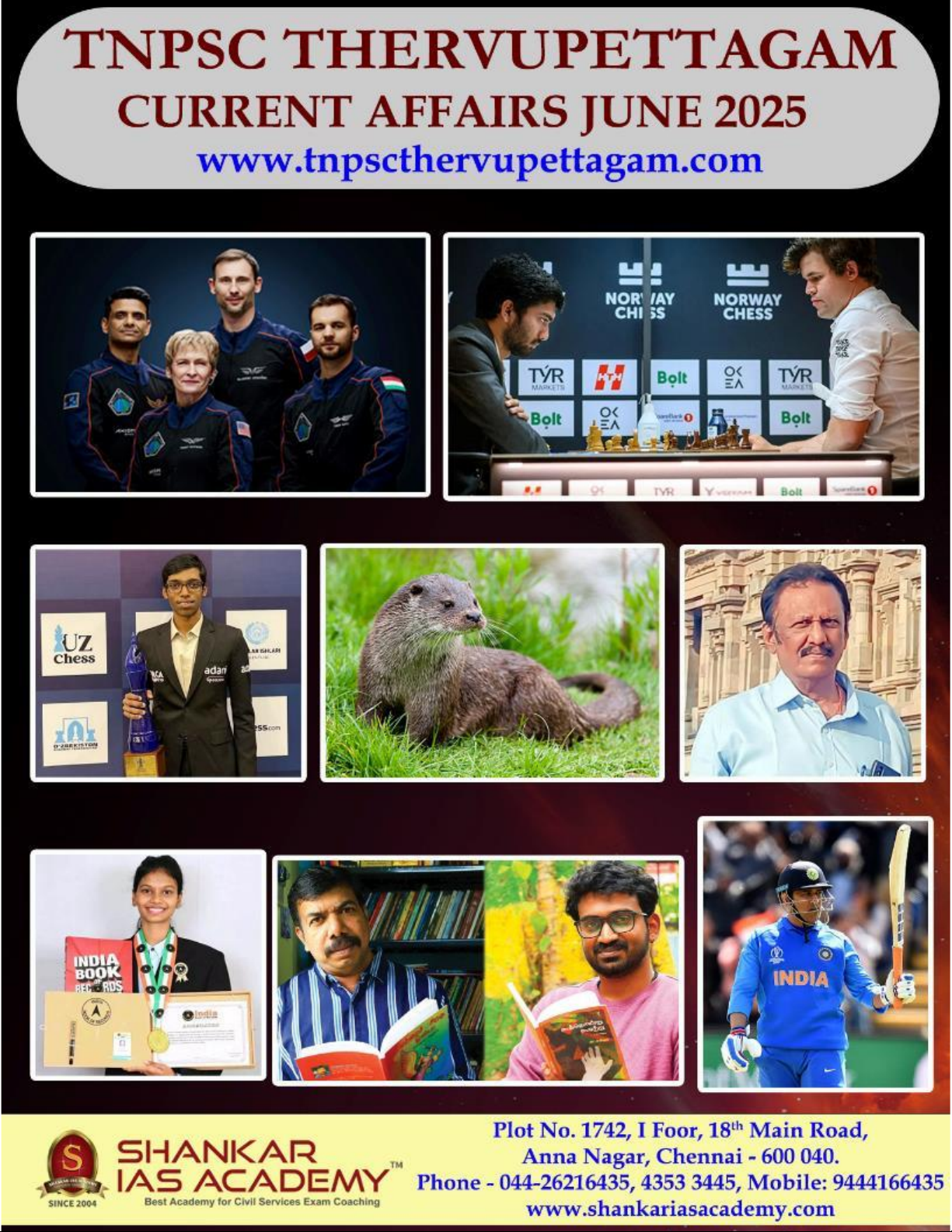 TNPSC Thervupettagam Current Affairs June 2025