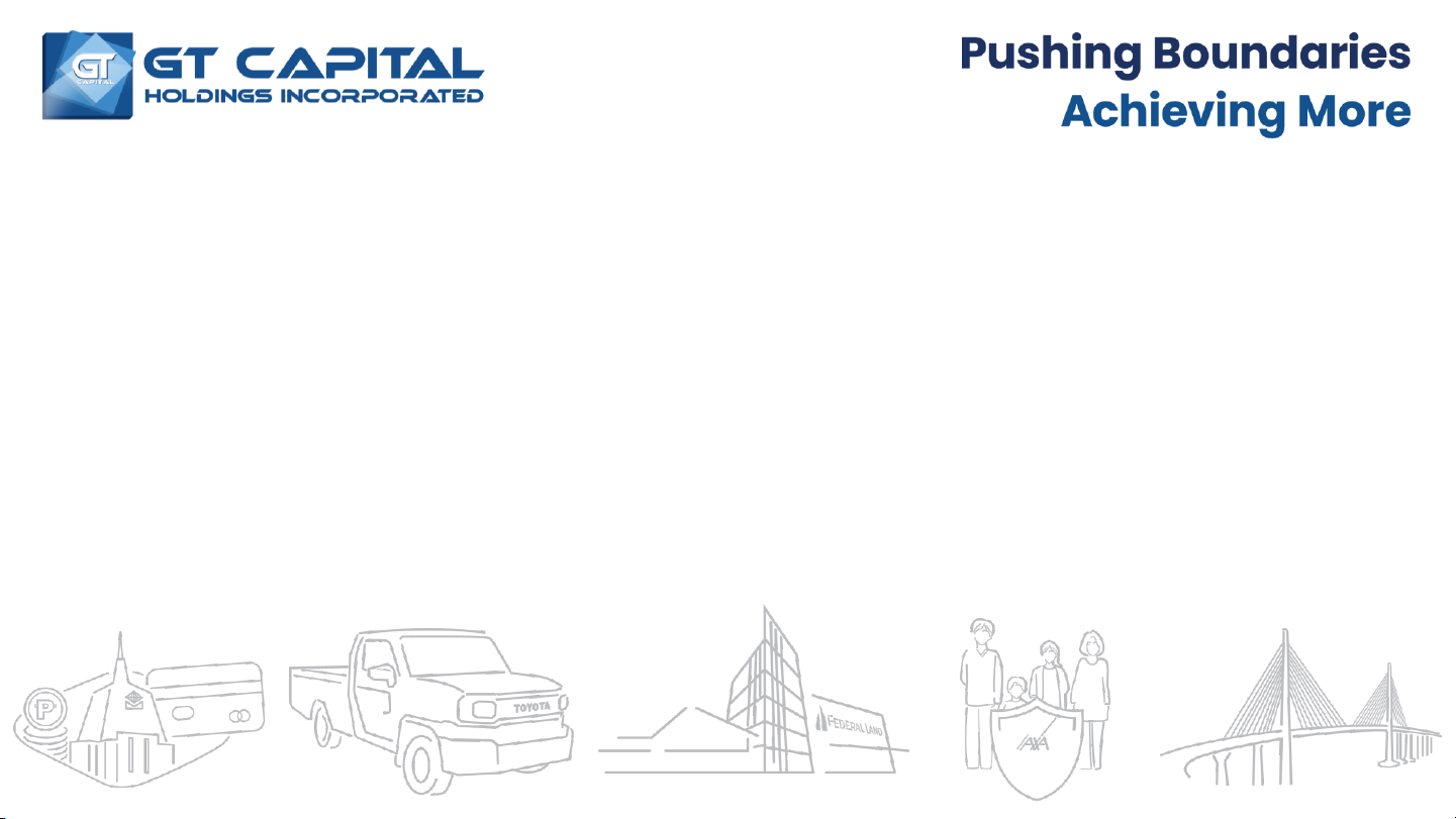 Macroeconomic Highlights GT Capital First Half 2025 Financial and Operating Results Briefing