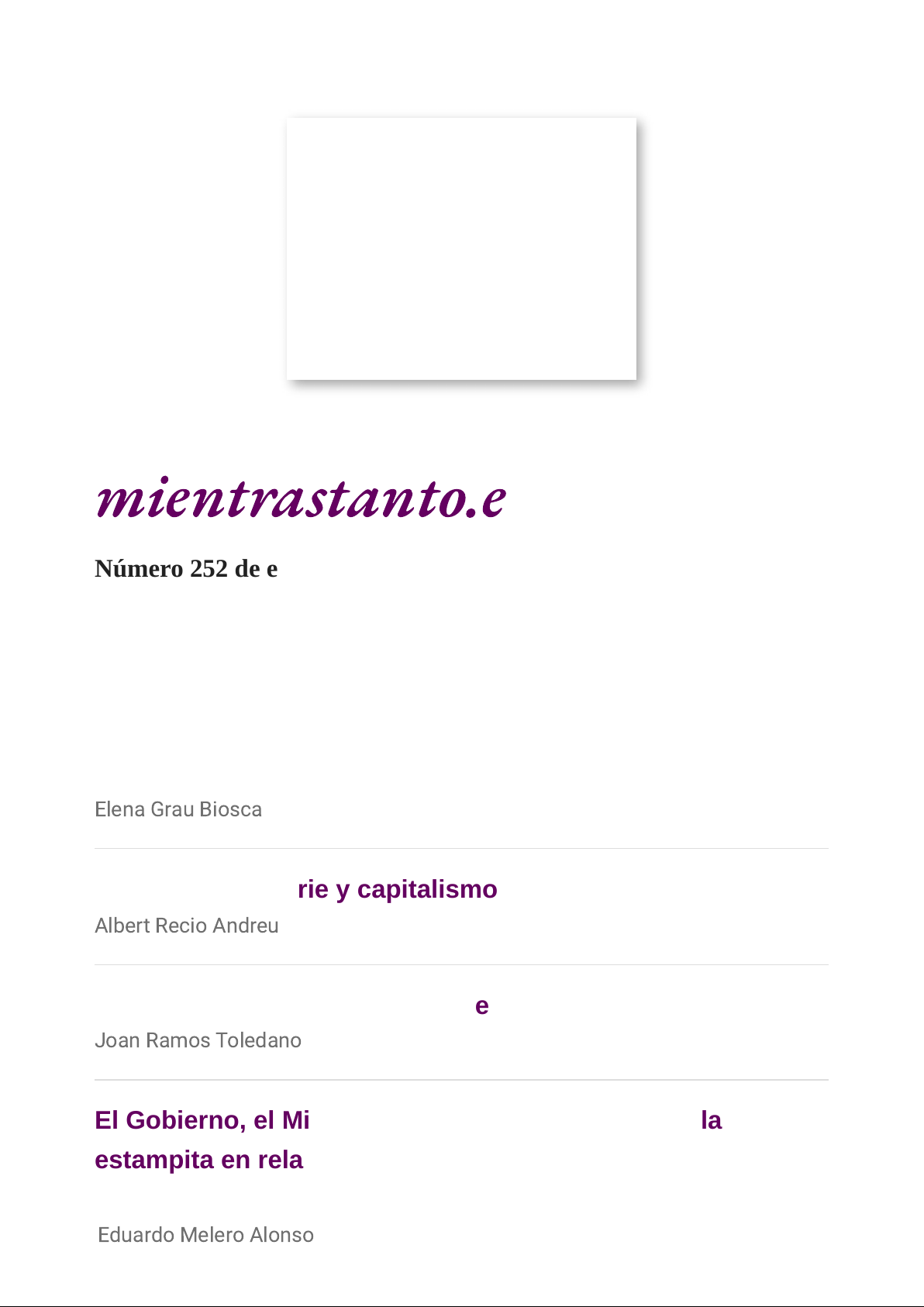 mientras tanto.e