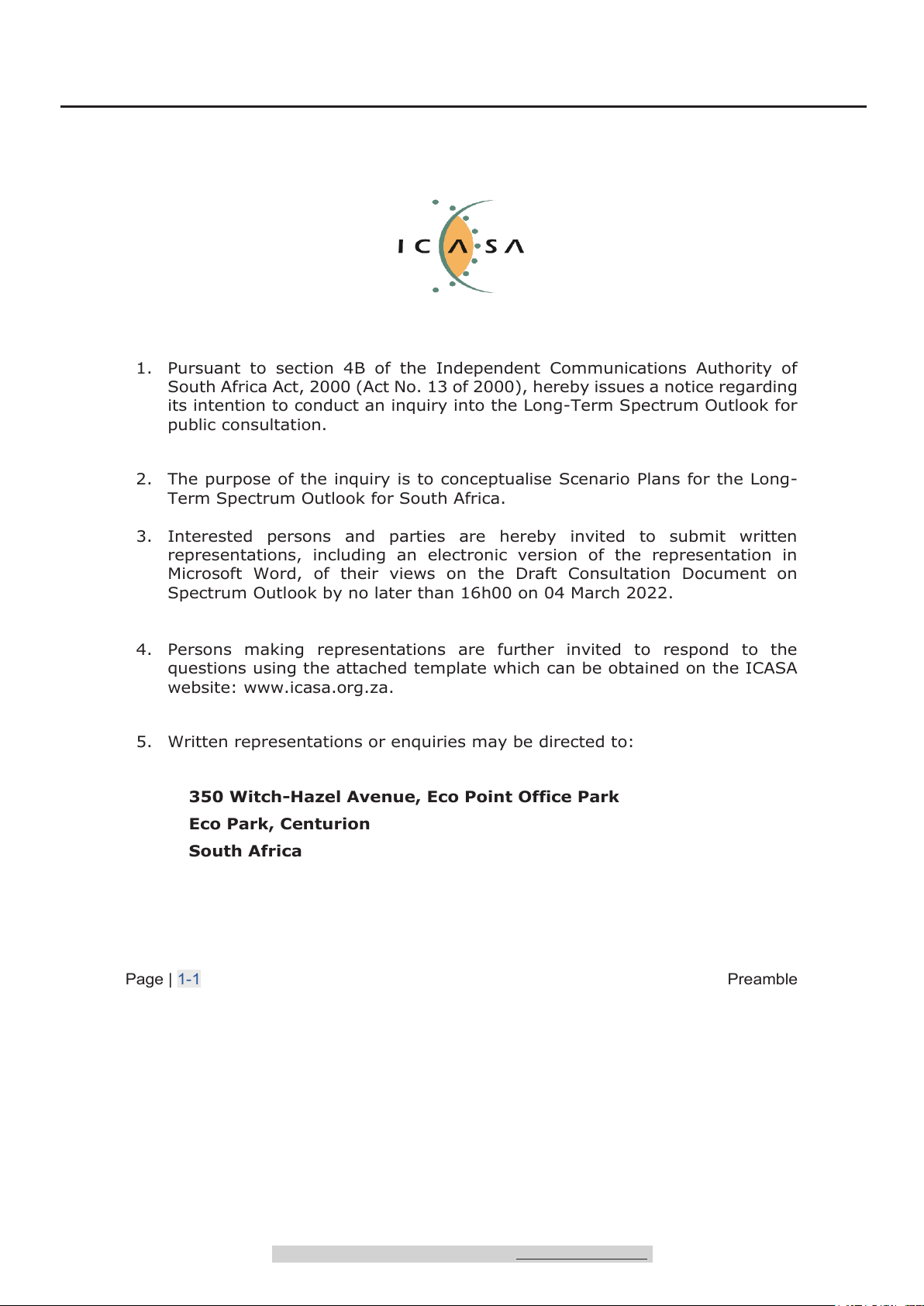 INDEPENDENT COMMUNICATIONS AUTHORITY OF SOUTH AFRICA NOTICE 738 OF 2021