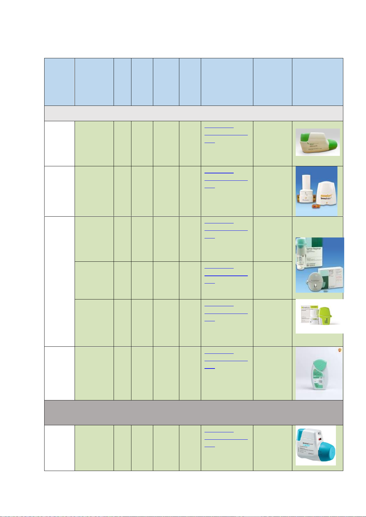 Table 1: Device Choice, Technique and Carbon Footprint
