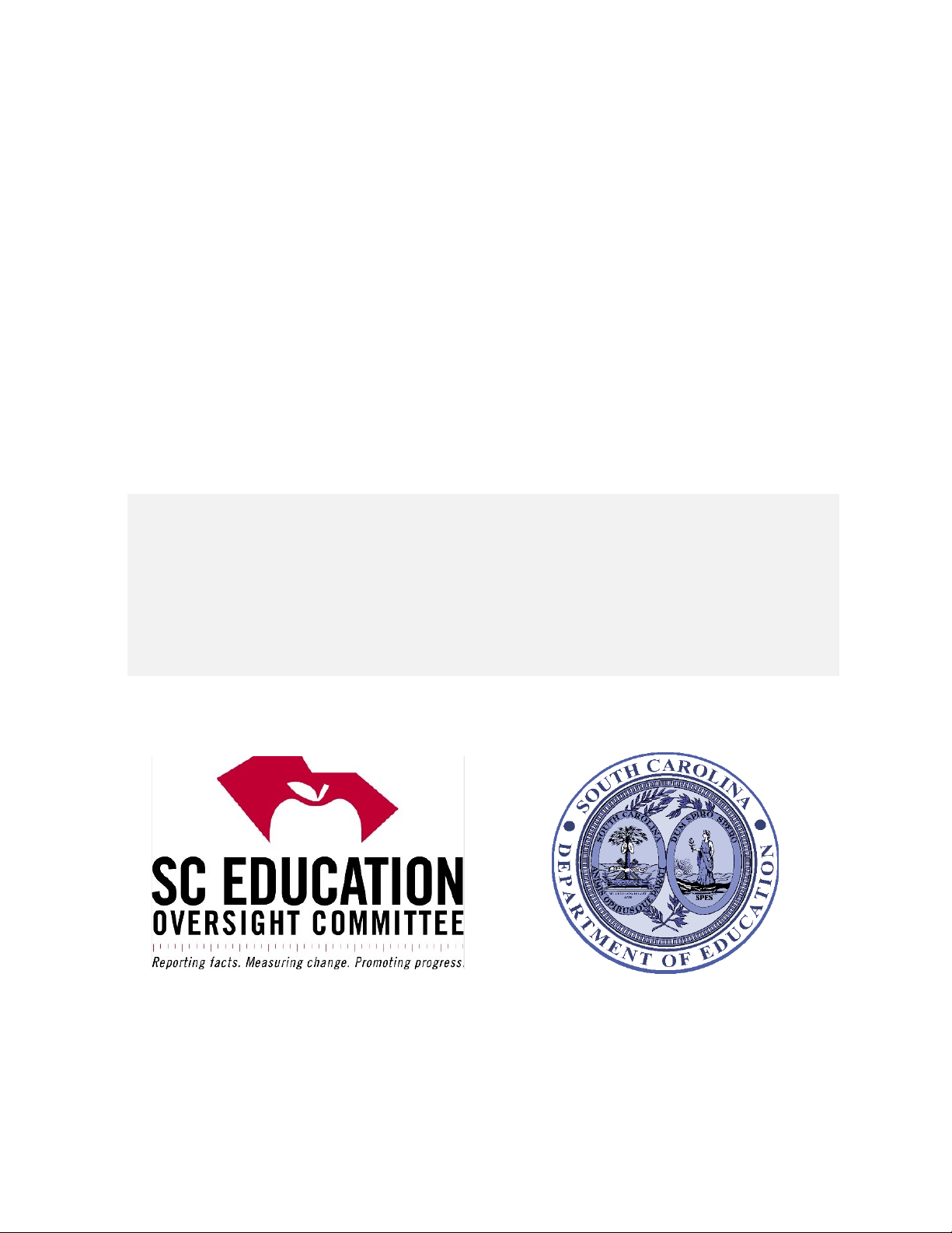 2024-2025 ACCOUNTABILITY MANUAL for the Annual School and District Report Card System for South Carolina Public Schools and School Districts, to be published in Fall 2025