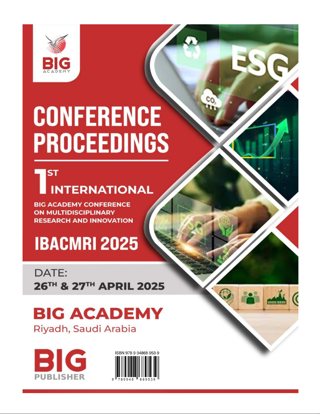 Conference Proceedings: 1st International BIG Academy Conference on Multidisciplinary Research and Innovation (IBACMRI 2025)