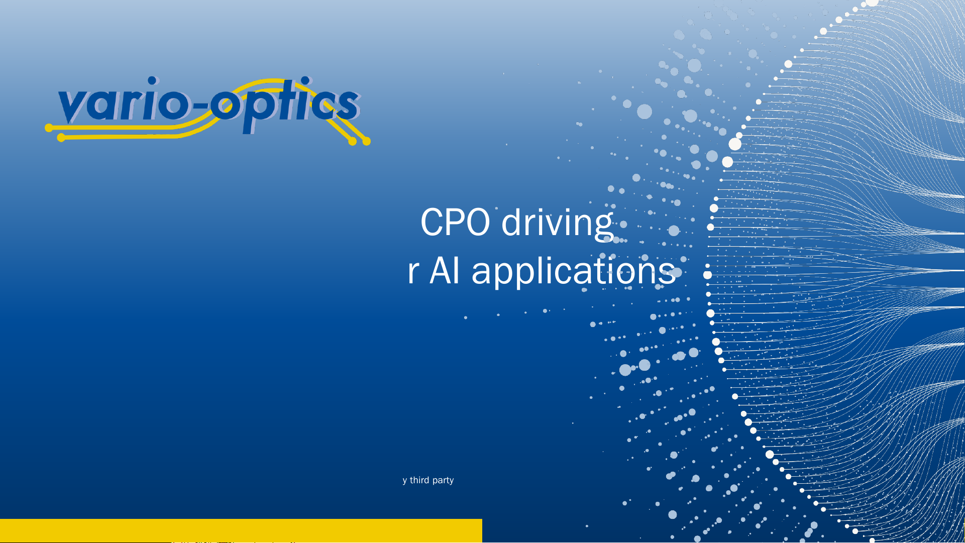 Optical PCBs: fiberless CPO driving datacenter scale-up for AI applications