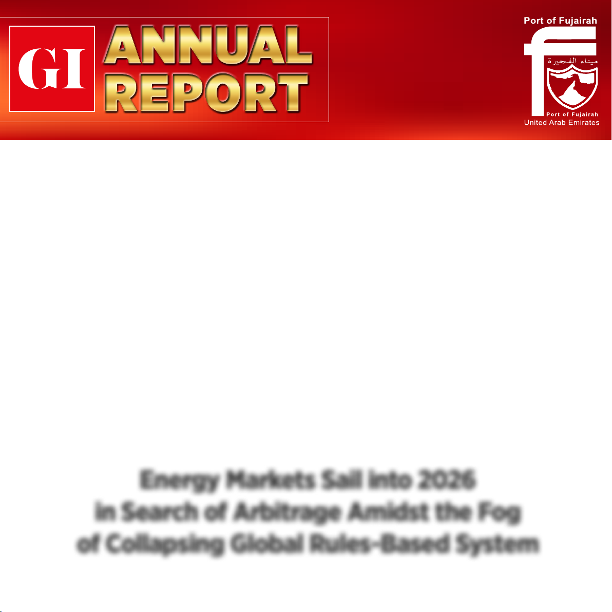 Energy Markets Sail into 2026 in Search of Arbitrage Amidst the Fog of Collapsing Global Rules-Based System